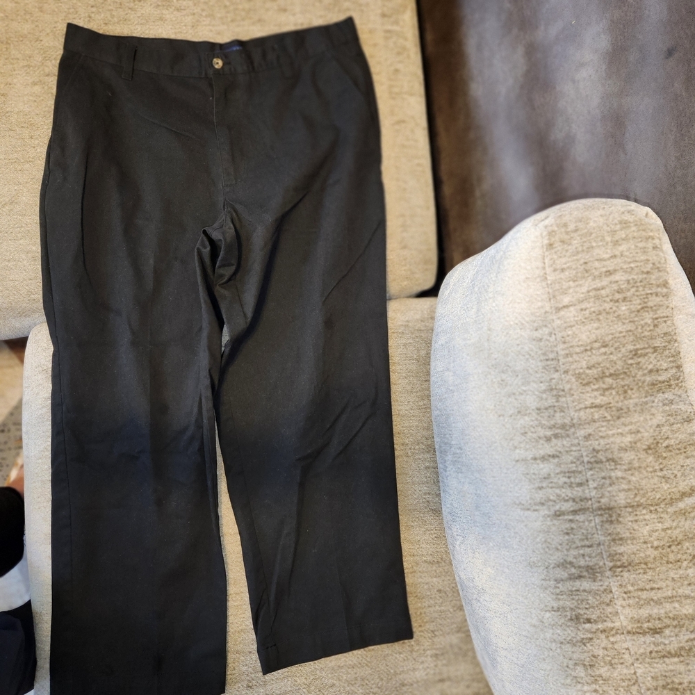 Basic Editions Men's Charcoal Dress Pants
